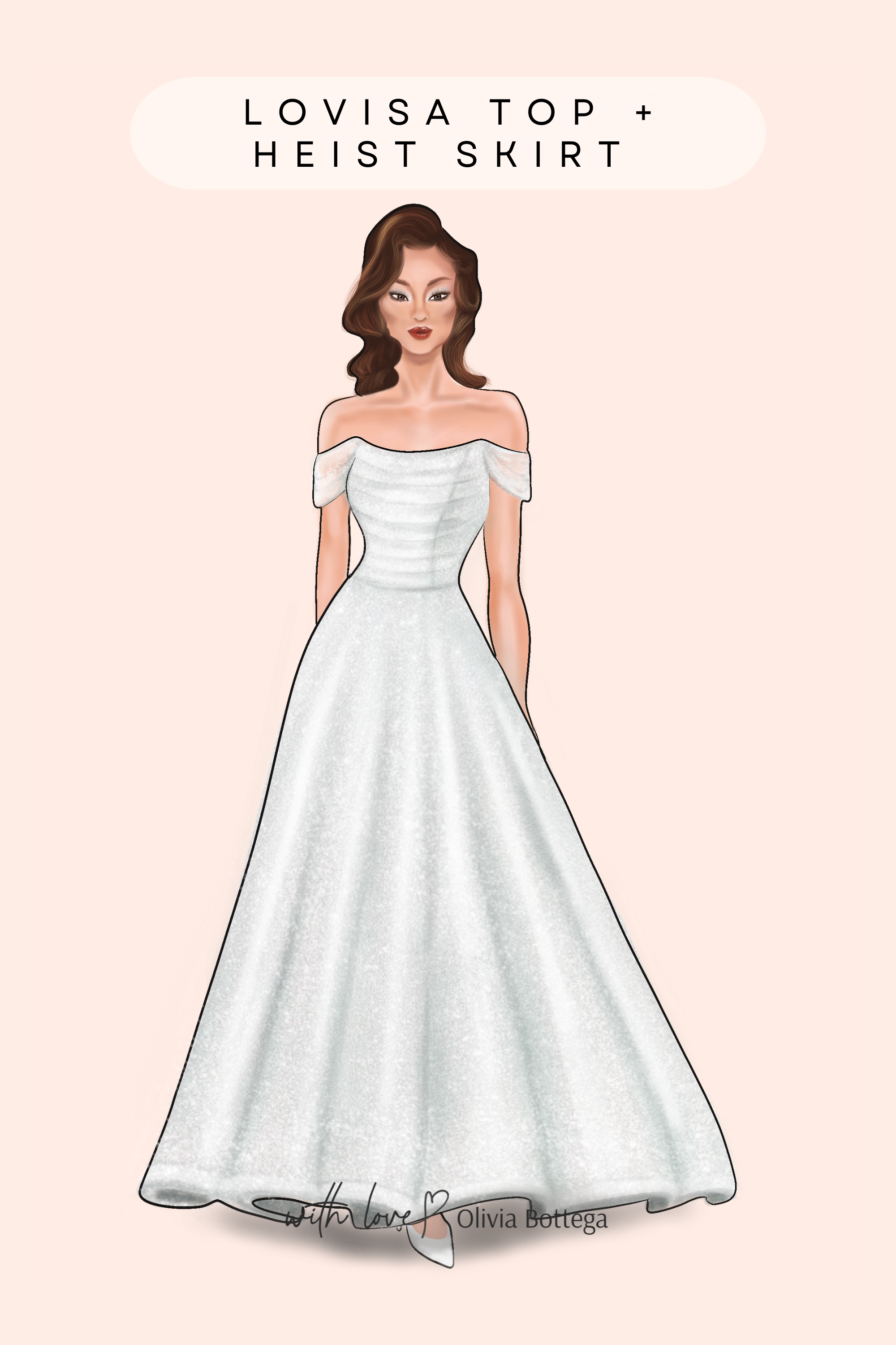 Check Out This Wedding Dress Sketch for Kim Kardashian